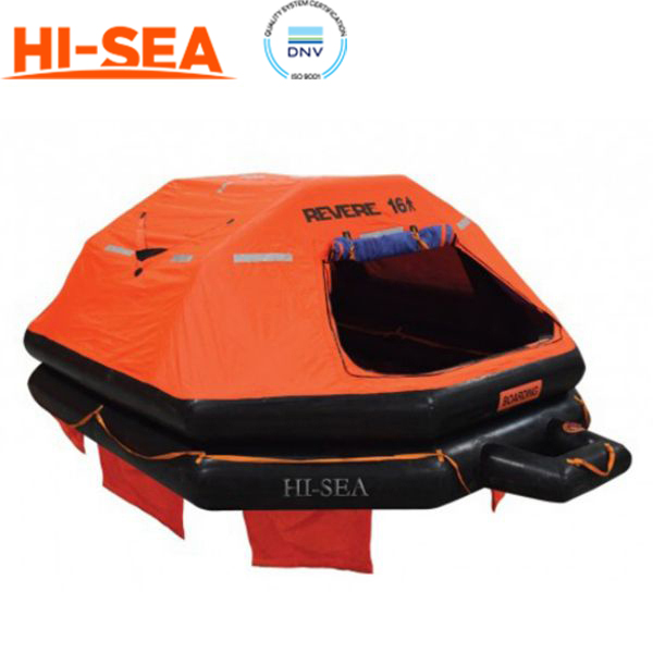 Automatic Self-Righting Inflatable Liferaft